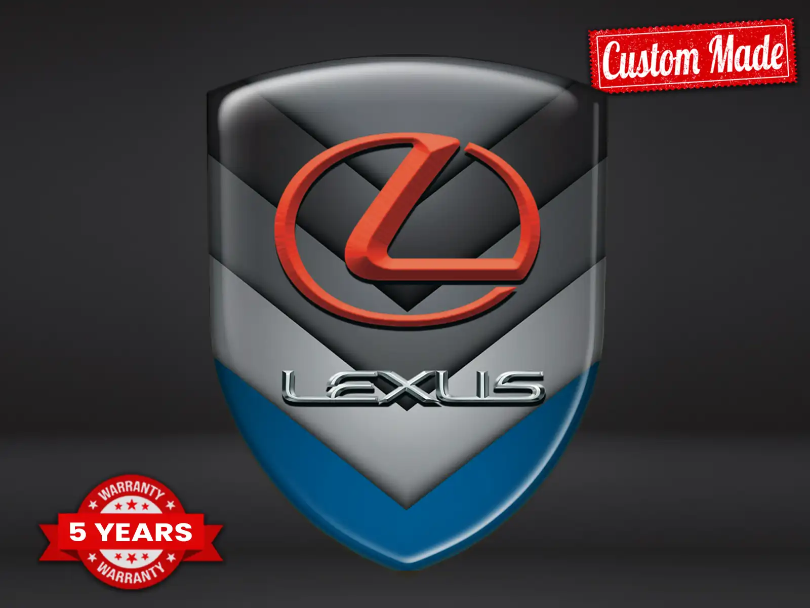 Lexus Emblemas Silicona Auto Duraderos Máximo Estilo Pro